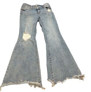 Lane Bryant med was bell bottom jeans